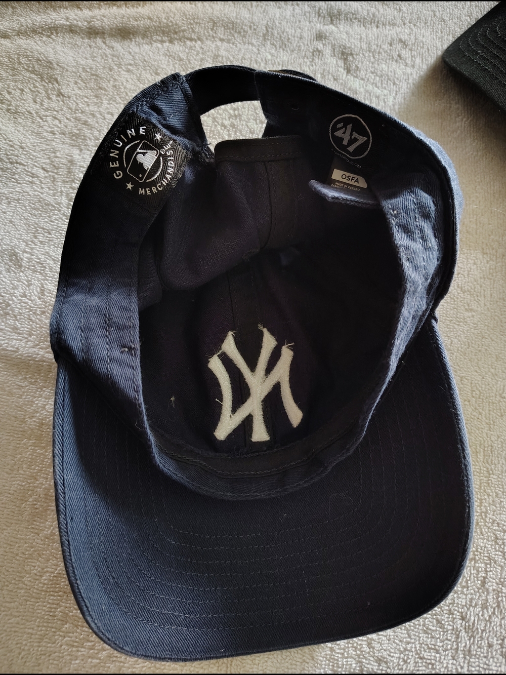 5 New York Yankees Hat Bundle Camo, Khaki Black Navy Blue And Black - Picture 6 of 13